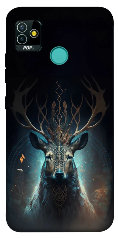 Чехол на TECNO POP 5 Скандинавский олень v2 фото 1 из 1