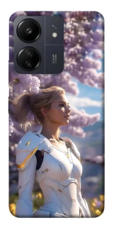 Чехол на Xiaomi Redmi 13C Cyber space girl ver.1 фото 1 из 1