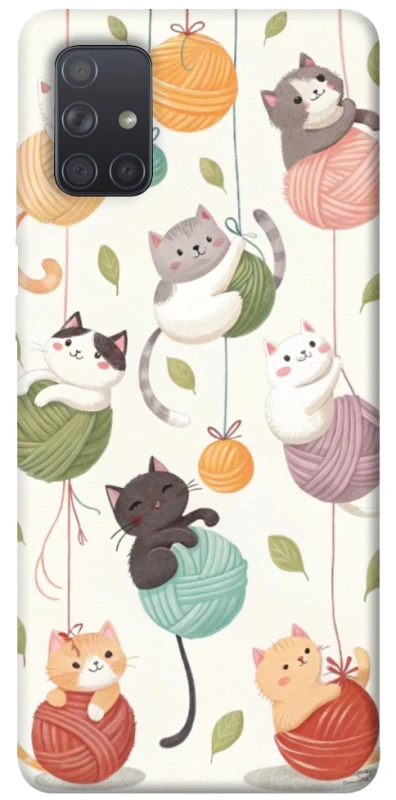 Чохол на Samsung Galaxy A71 Funny Kittens фото 1 з 1