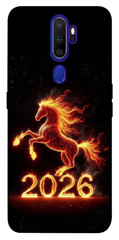 Чохол на Oppo A5 (2020) / Oppo A9 (2020) Red Fire Horse ver.1 фото 1 з 1