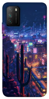 Чохол на Xiaomi Poco M3 Night city фото 1 з 1