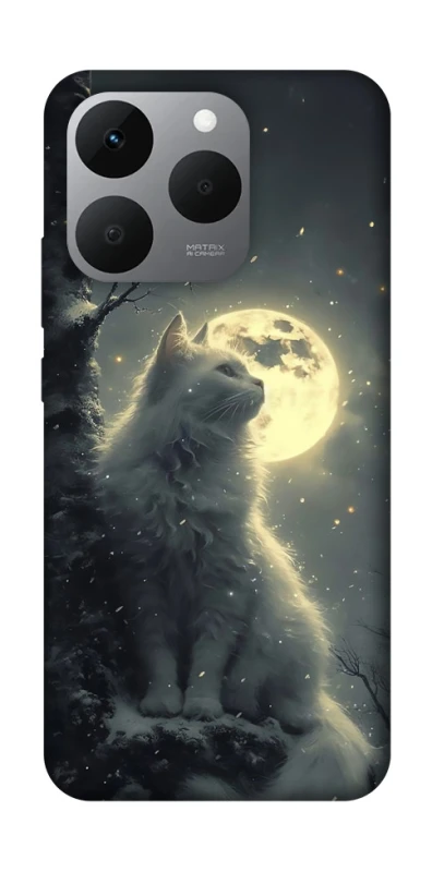 Чохол на Realme 15T Кіт під місяцем фото 1 з 1