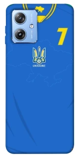 Чехол на Motorola Moto G84 UA-Football ver.4 фото 1 из 1