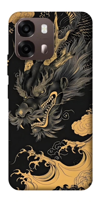 Чохол на Oppo A6 gold dragon фото 2 з 2
