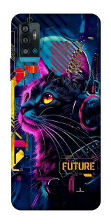 Чохол на ZTE Blade A71 Cyber Cat v2 фото 1 з 1