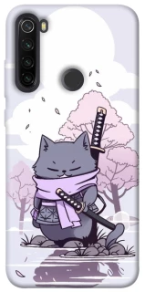 Чохол на Xiaomi Redmi Note 8T Samurai cat фото 1 з 1