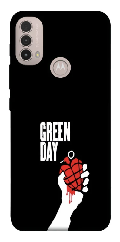 Чохол на Motorola Moto E40 Green Day logo фото 1 з 1