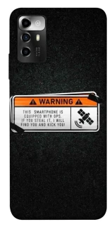 Чохол на ZTE Blade A72 Warning фото 1 з 1