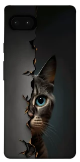 Чехол на Google Pixel 7a Кот-подглядыватель v2 фото 1 из 1