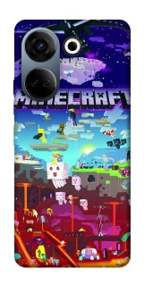 Чехол на TECNO Camon 20 Pro (CK7n) Minecraft world фото 1 из 1