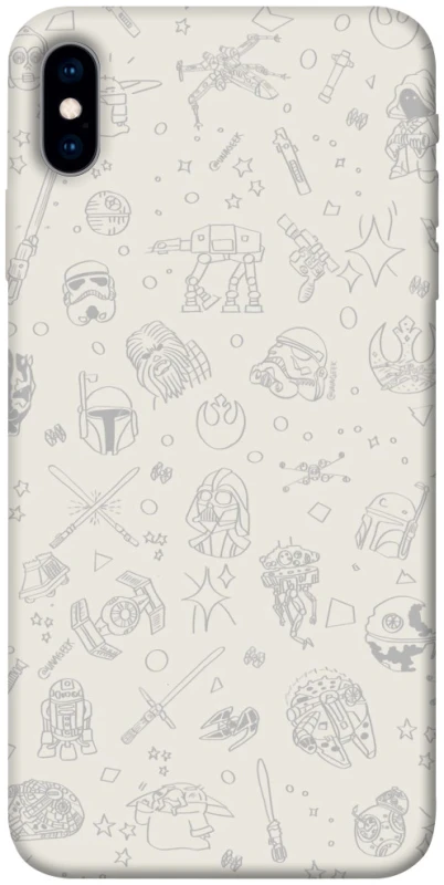 Чохол на Apple iPhone X (5.8") Star Wars background ver.1 фото 1 з 1