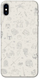 Чехол на Apple iPhone X (5.8") Star Wars background ver.1 фото 1 из 1