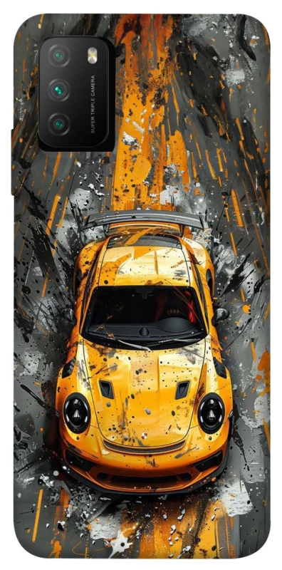 Чохол на Xiaomi Poco M3 Drawn Porsche фото 1 з 1