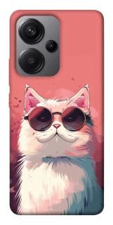 Чехол на Xiaomi Redmi Note 13 Pro+ Сat with glasses фото 1 из 1