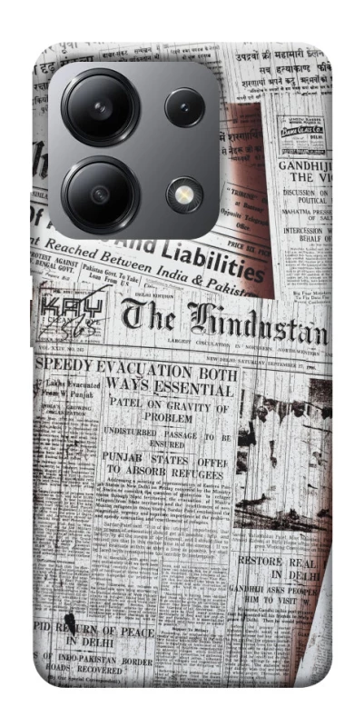 Чехол на Xiaomi Redmi Note 13 4G Газеты фото 1 из 1
