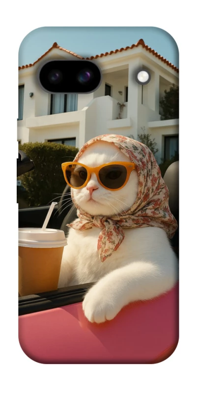 Чехол на Google Pixel 8a Stylish Cat Cruise фото 1 из 1