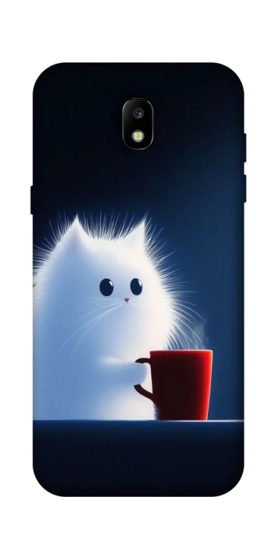 Чохол на Samsung Galaxy J5 (2017) Чохол кіт з кавою фото 1 з 1