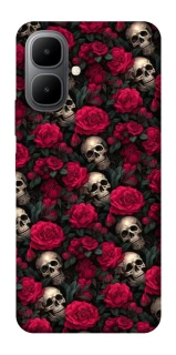 Чохол на Infinix Smart 10 Черепа та рози фото 1 з 1