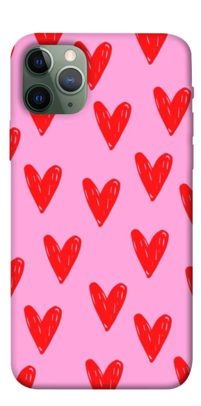 Чохол на Apple iPhone 11 Pro (5.8") Red hearts 2 фото 1 з 1