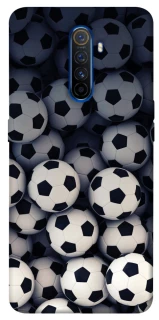 Чехол на Realme X2 Pro Футбольные мячи фото 1 из 1