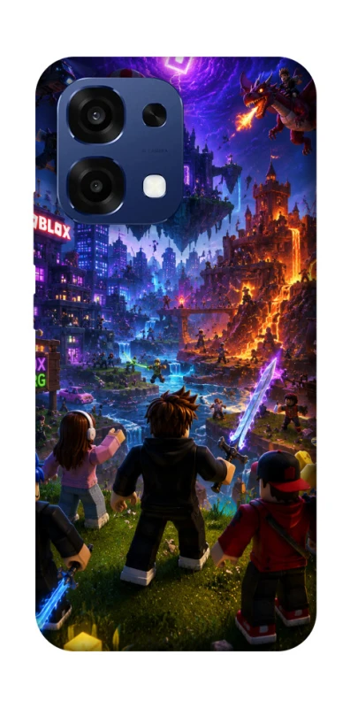Чехол на Oppo A6 Pro 4G/5G Roblox aesthetics ver.12 фото 2 из 2