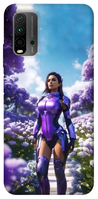 Чохол на Xiaomi Redmi 9T Cyber space girl ver.4 фото 1 з 1