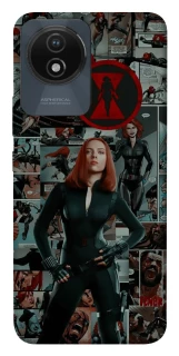 Чехол на Vivo Y02 Black Widow фото 1 из 1
