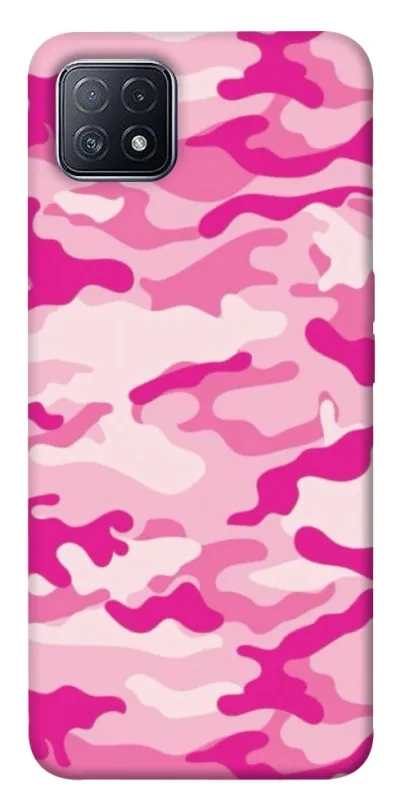 Чехол на Oppo A73 camouflage pink фото 1 из 1