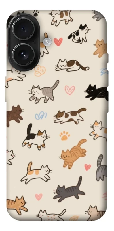 Чехол на Apple iPhone 17 (6.3") Cat style ver.2 фото 1 из 1