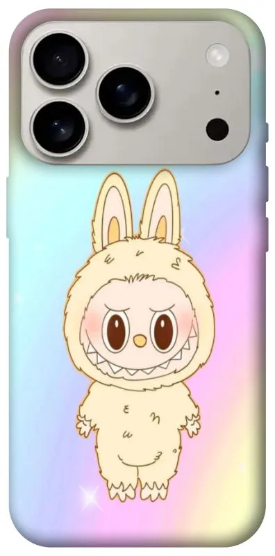 Чехол на Apple iPhone 18 Pro Fluffy Rainbow Labubu фото 2 из 2
