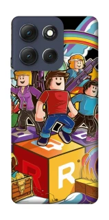 Чехол на Motorola Moto G86 Roblox family фото 1 из 1