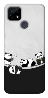 Чохол на Realme C12 Four pandas фото 1 з 1