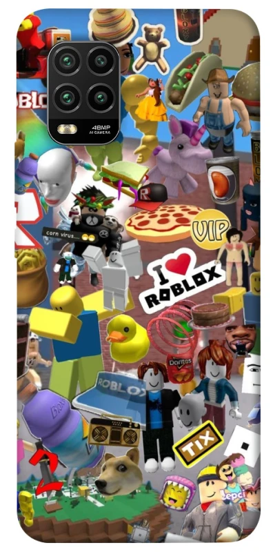 Чохол на Xiaomi Mi 10 Lite Roblox collage ver.5 фото 1 з 1
