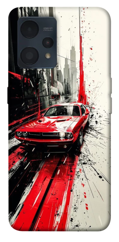 Чохол на Realme 9 4G / 9 Pro+ Painted Mustang фото 1 з 1