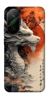 Чехол на Xiaomi Poco F7 white dragon фото 1 из 1