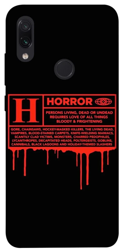 Чехол на Xiaomi Redmi Note 7 / Note 7 Pro / Note 7s Horror Halloween фото 1 из 1