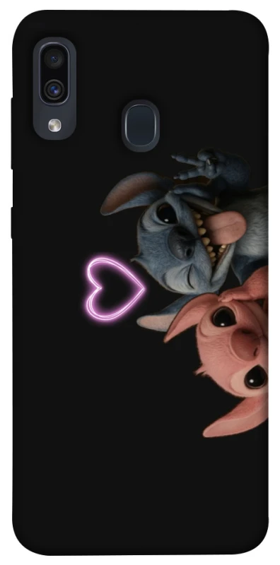 Чохол на Samsung Galaxy A20 / A30 Love Stitch & Angel фото 1 з 1