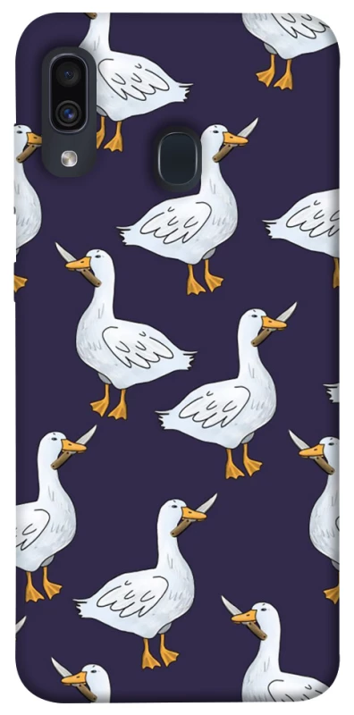 Чохол на Samsung Galaxy A20 / A30 Гуси з претензією фото 1 з 1