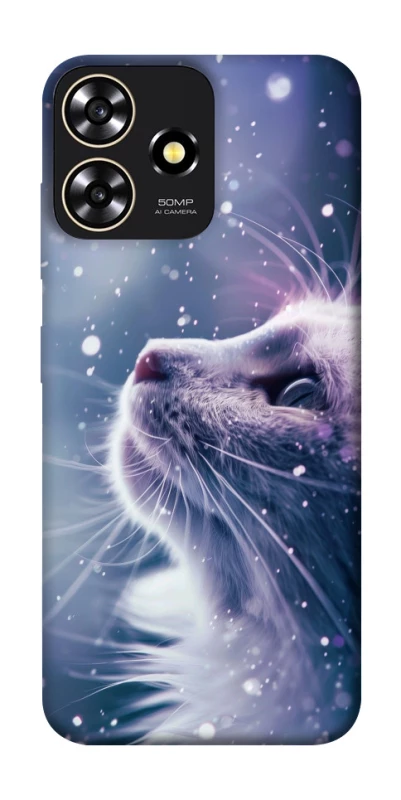 Чохол на ZTE Blade A73 4G Snow cat фото 1 з 1