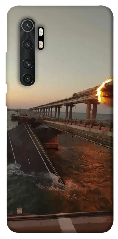 Чехол на Xiaomi Mi Note 10 Lite Крымский мост устал фото 1 из 1