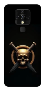 Чохол на TECNO Camon 16 SE Golden Skull фото 1 з 1
