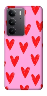 Чехол на Realme C75 Red hearts 2 фото 1 из 1