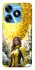 Чехол на TECNO Spark 10 Cyber space girl ver.2 фото 1 из 1
