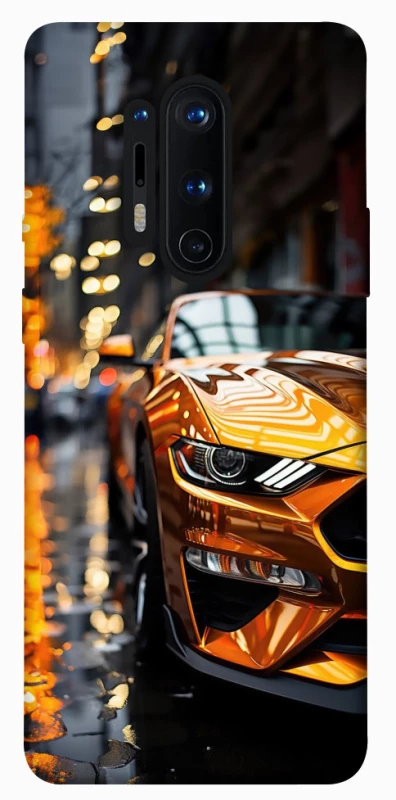 Чохол на OnePlus 8 Pro Golden sports car фото 1 з 1