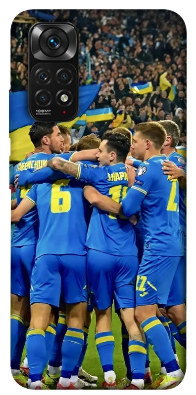 Чехол на Xiaomi Redmi Note 11 (Global) / Note 11S Сборная Украины v3 фото 1 из 1