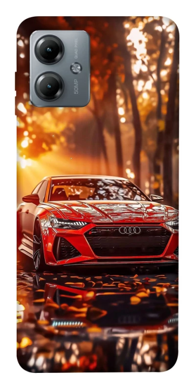 Чехол на Motorola Moto G14 Audi at sunset фото 1 из 1