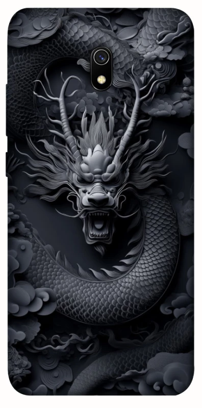 Чехол на Xiaomi Redmi 8a black dragon фото 1 из 1