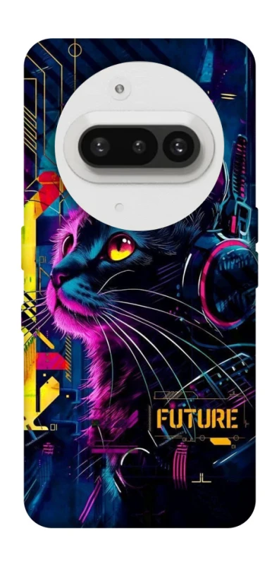 Чехол на Nothing Phone (3a) Cyber Cat v2 фото 1 из 1