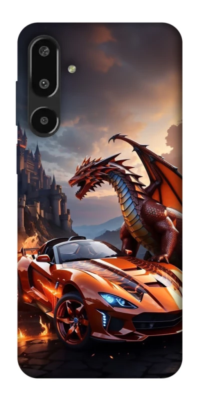 Чохол на Samsung Galaxy F16 Сar and dragon фото 1 з 1