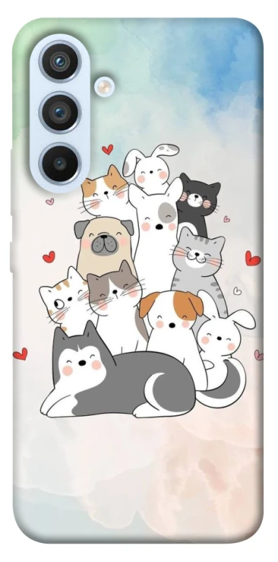 Чехол на Samsung Galaxy A54 5G Funny Pets ver.2 фото 1 из 1